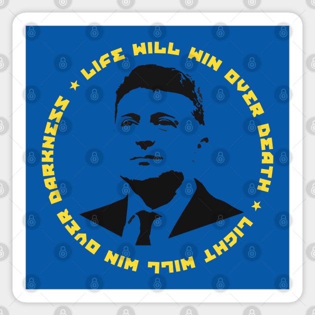 Volodymyr Zelenskyy Sticker by kapowtalk@gmail.com